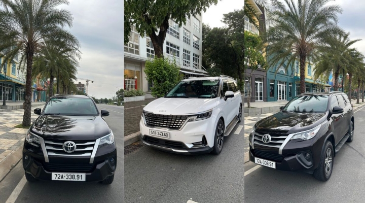 Thuê xe Fortuner 7 chỗ đi Vũng Tàu sang trọng có tài xế